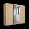 Schuifdeurkasten|Ygo Kleerkast BABETTE Eik B250