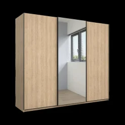 Schuifdeurkasten|Ygo Kleerkast BABETTE Eik B250