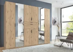 Draaideurkasten|Ygo Kleerkast DANIEL Imitatie Eik Viking B270