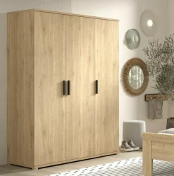 Jeugdkamerkasten|Kleerkasten|Ygo Kleerkast DIEWKE Eik B150