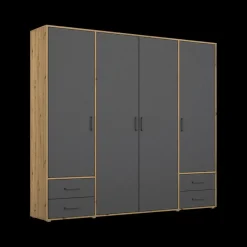 Draaideurkasten|Ygo Kleerkast EDVIN B187