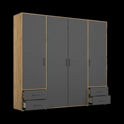 Draaideurkasten|Ygo Kleerkast EDVIN B187