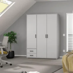 Draaideurkasten|Ygo Kleerkast EDVIN Wit B140