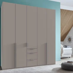 Draaideurkasten|Ygo Kleerkast LIBERTY Saharagrijs B225