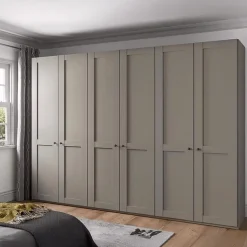 Draaideurkasten|Ygo Kleerkast NAVAN B300 Kiezelgrijs