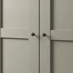 Draaideurkasten|Ygo Kleerkast NAVAN B100 Kiezelgrijs