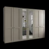 Draaideurkasten|Ygo Kleerkast NAVAN B300 3xSpiegel Kiezelgrijs