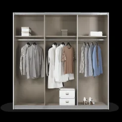 Schuifdeurkasten|Ygo Kleerkast SWEDEN Wit B271