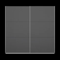 Schuifdeurkasten|Ygo Kleerkast VILMAR B218 Grijs Metallic