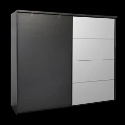 Schuifdeurkasten|Ygo Kleerkast WATFORD Nox Zwart B245
