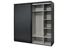 Schuifdeurkasten|Ygo Kleerkast WATFORD Nox Zwart B245