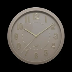 Woondecoratie|Ygo Klok ALIZE Ø30 Taupe