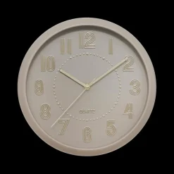 Woondecoratie|Ygo Klok ALIZE Ø30 Taupe