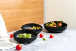 Servies|Ygo Kom BLACKSTONE 16 Melamine Zwart