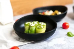 Servies|Ygo Kom BLACKSTONE 16 Melamine Zwart