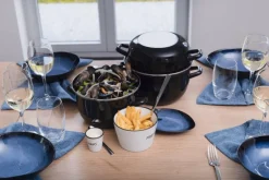 Servies|Ygo Kom FRIETJES Wit/Zwart