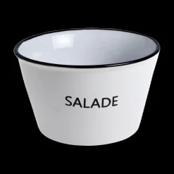 Servies|Ygo Kom SALADE Wit/Zwart