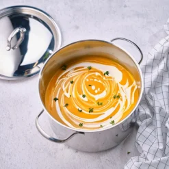 Potten & Pannen|Ygo Kookpot DAILY Ø24 Hoog RVS M/Deksel