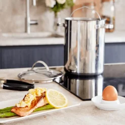 Potten & Pannen|Ygo Kookpot DAILY Asperge Ø16 RVS M/Deksel