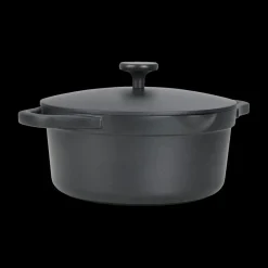 Potten & Pannen|Ygo Kookpot ZANDER Ø20 met Deksel Zwart