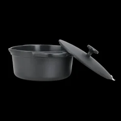 Potten & Pannen|Ygo Kookpot ZANDER Ø20 met Deksel Zwart