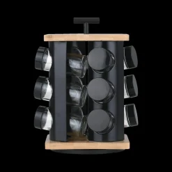 Keukenaccessoires|Kookaccessoires|Ygo Kruidenrek ARES 12Del. Draai Bamboe