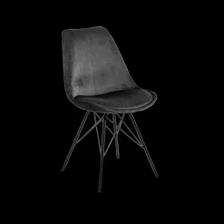 Stoelen|Ygo Kuipstoel KORDELIO VIC fabric dark grey 28