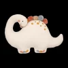 Accessoires|Decoratieve Accessoires|Ygo Kussen DINOSAUR Dino/Pompon Beige