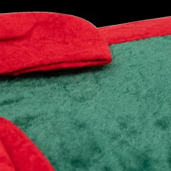 Kerst|Ygo Kussen GIFTY Groen met Strik Rood