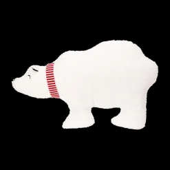 Kerst|Ygo Kussen ICEBEAR Ijsbeer Bruin/Wit Ass.
