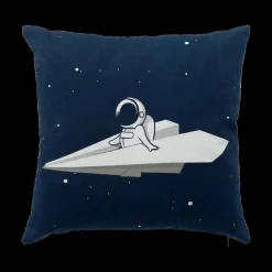 Decoratieve Accessoires|Accessoires|Ygo Kussen IN SPACE Astronaut Blauw