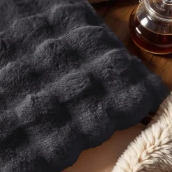 Sierkussens & Plaids|Ygo Kussen RABBIT Fake Fur Grijs