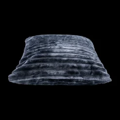 Sierkussens & Plaids|Ygo Kussen SOFTY 45 Ribfluweel Pitch black