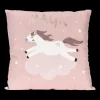 Decoratieve Accessoires|Accessoires|Ygo Kussen UNICORN Eenhoorn Vk. Velvet Ass.