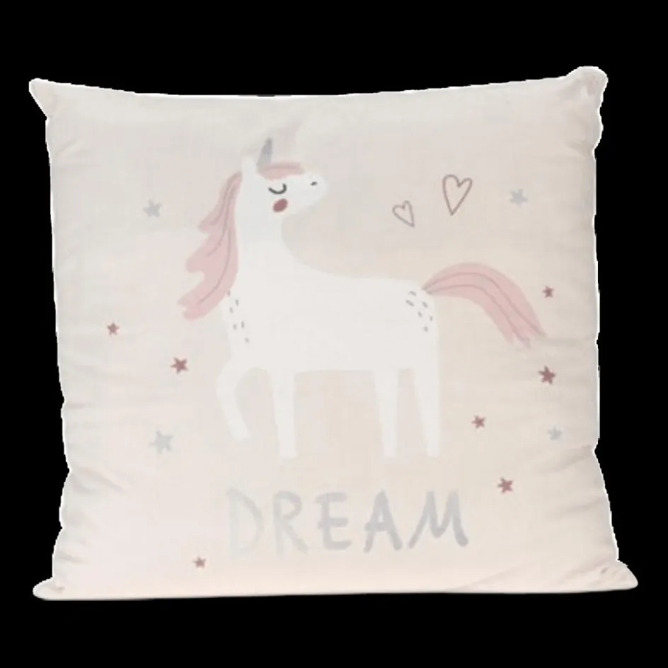 Decoratieve Accessoires|Accessoires|Ygo Kussen UNICORN Eenhoorn Vk. Velvet Ass.