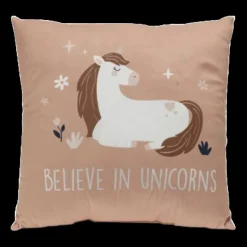 Decoratieve Accessoires|Accessoires|Ygo Kussen UNICORN Eenhoorn Vk. Velvet Ass.