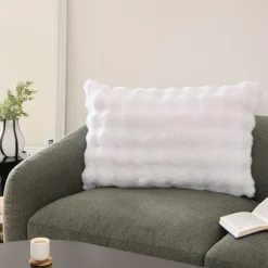 Sierkussens & Plaids|Ygo Kussen ZERFY 80x50 Poly Wit