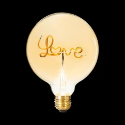 Lichtbronnen|Ygo Lamp Deco LOVE Amber