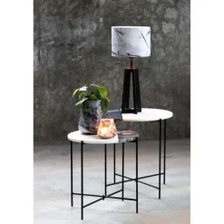 Lampenvoeten|Ygo Lampvoet MILEY L Mat Zwart