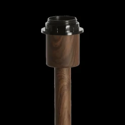 Lampenvoeten|Ygo Lampvoet WASHINGTON L Houtlook Donkerbruin