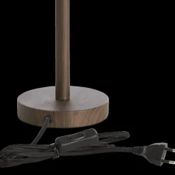 Lampenvoeten|Ygo Lampvoet WASHINGTON XL Houtlook Donkerbruin