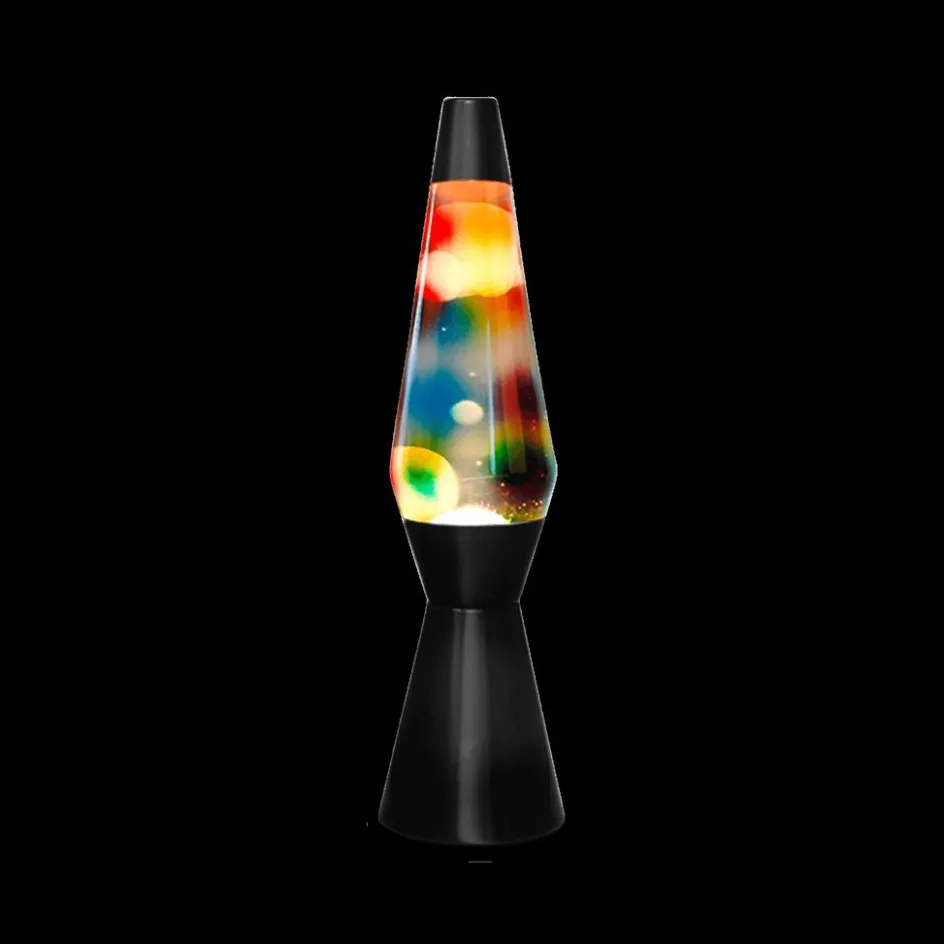 Decoratieve Accessoires|Kinderverlichting|Ygo Lavalamp LAVIA Multicolor Voet Zwart