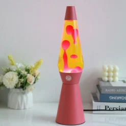 Decoratieve Accessoires|Kinderverlichting|Ygo Lavalamp LAVOR Geel/Rood