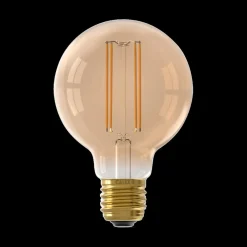 Lichtbronnen|Ygo LED Lamp W.FILAM. BOL E27-3.5W Goud