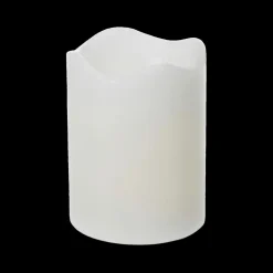 Woondecoratie|Ygo LED-Kaars FLAME 9cm Wit