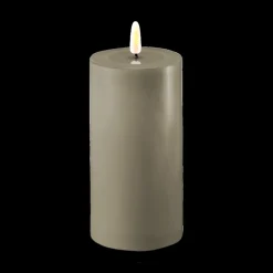 Woondecoratie|Ygo LED-Kaars LYS 7,5 x 15 Sand