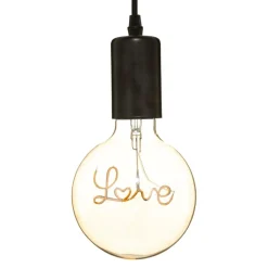 Lichtbronnen|Ygo Lichtbron Deco LOVE Hang Amber