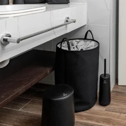 Was- & Linnenmanden|Badkameropbergers|Ygo Linnenmand ARIO Zwart