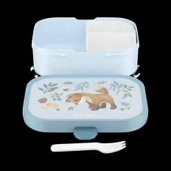 Lunchboxes & Drinkbussen|To Go|Ygo Lunchbox FOREST FRIENDS Rechthoek Blauw