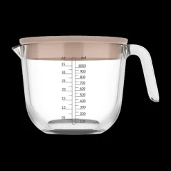 Keukenaccessoires|Kookaccessoires|Ygo Maatbeker CHEF IT Glas 1L m/Deksel Chalk